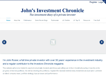 Tablet Screenshot of johnsinvestmentchronicle.com